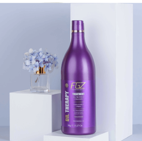 معالج بروتين الحرير و الكولاجين للعناية بالشعر من...