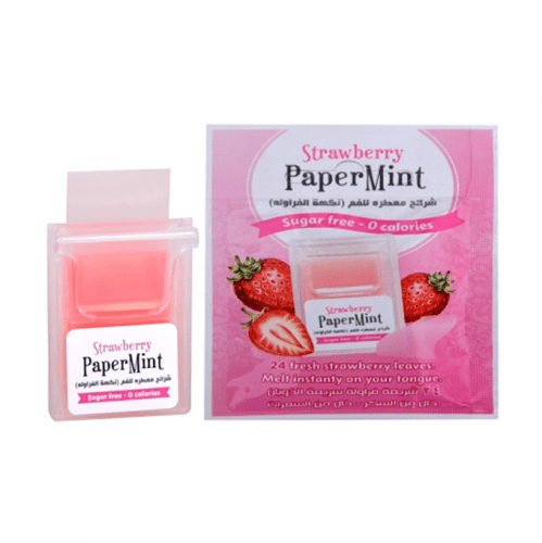 شرائح معطرة للفم بنكهة الفراولة من بيبر منتس - 24...