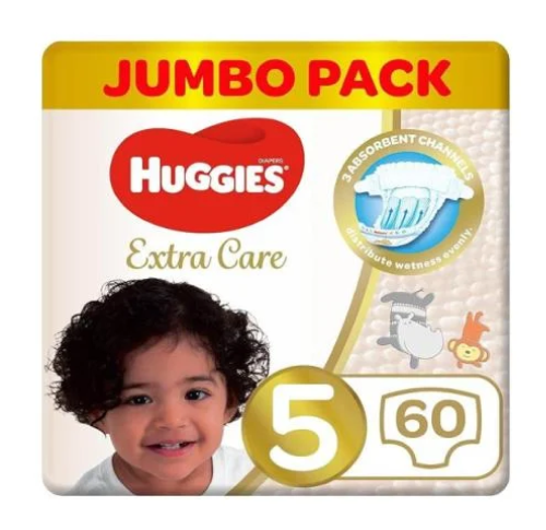 هجيز حفائض عناية فائقة مقاس 5 - 76 حفاضة