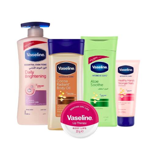 روتين العناية الشهرية من فازلين ( ترطيب وتفتيح )