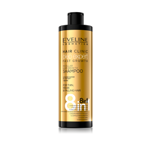 هير كلينيك شامبو نمو الشعر ومنع التساقط بزيت الخرو...