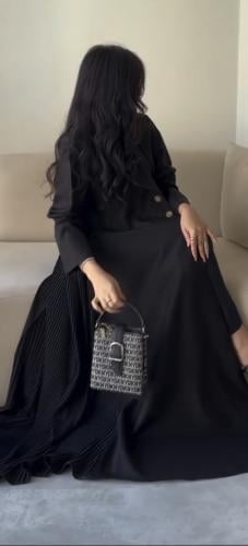 عبايه كسرات من الخلف