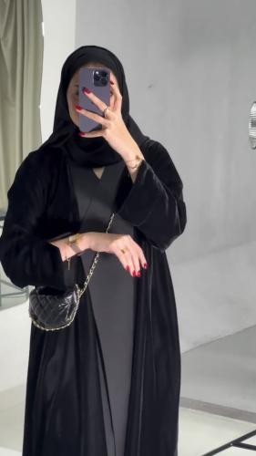 عبايه الشتاء مخمل