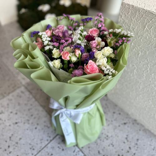 بوكية ورد طبيعي