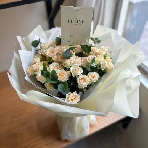 بوكيه ورد طبيعي