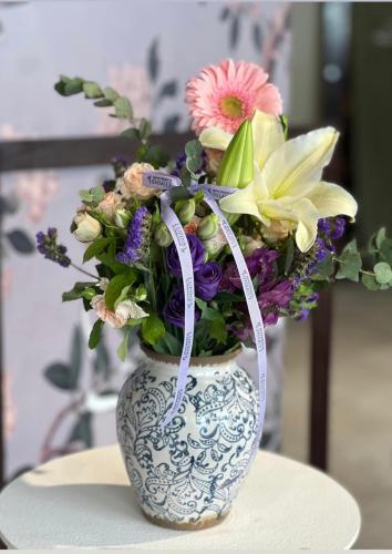 فازه ورد طبيعي