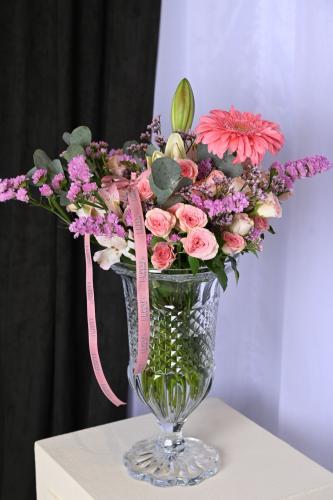 فازة ورد طبيعي