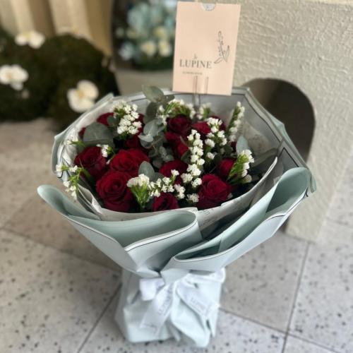 بوكيه ورد طبيعي