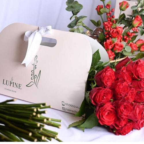 بوكيه ورد طبيعي