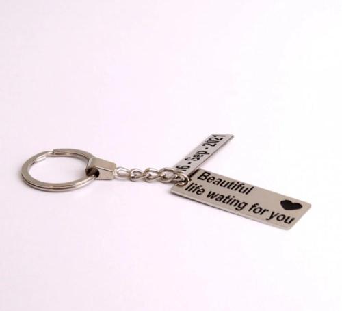 ميدالية عبارة ليزر مع تاريخ - 1