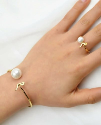 طقم اسوارة وخاتم ملكي بالاسم او الحرف