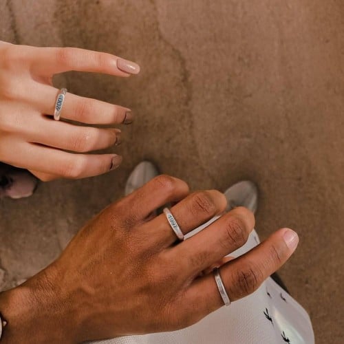 خاتمين الكابلز فضه خالص