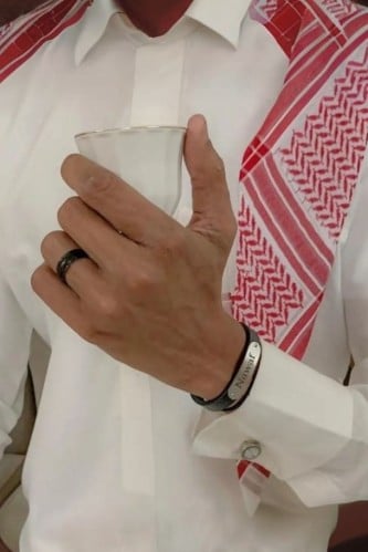 أسوارة الجلد الاسود الفخمة