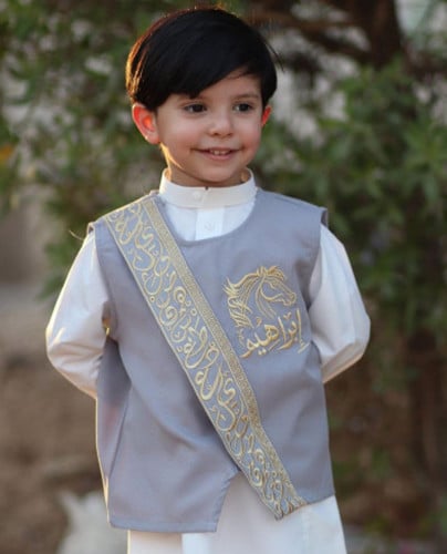 سديري اطفال لون فضي فاخر