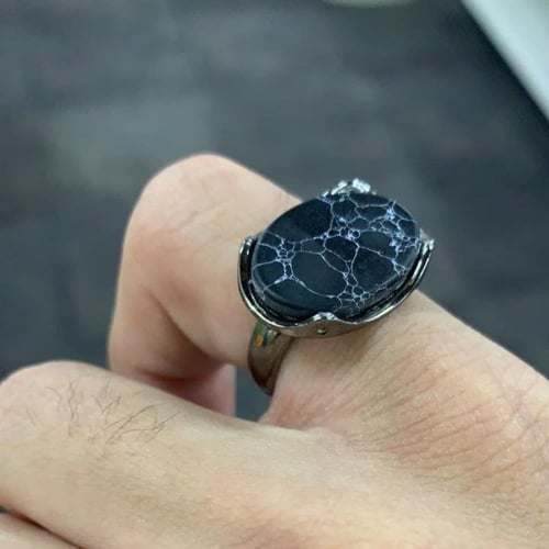 خاتم ملكي فضة خالص