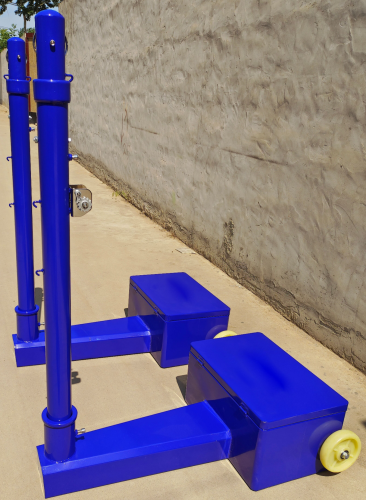 عمود الكرة الطائرة والتنس ثنائية الغرض والوظائف