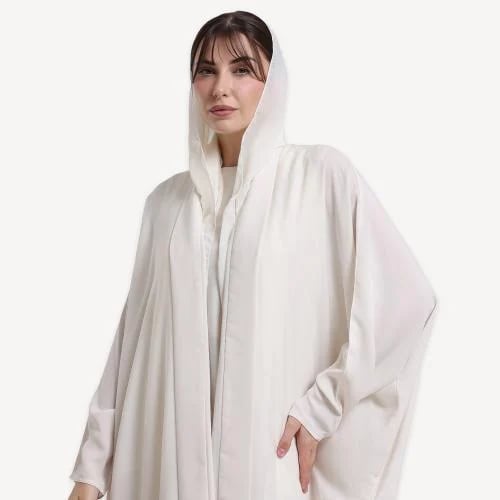AB0046 – عباية كريب نص بشت
