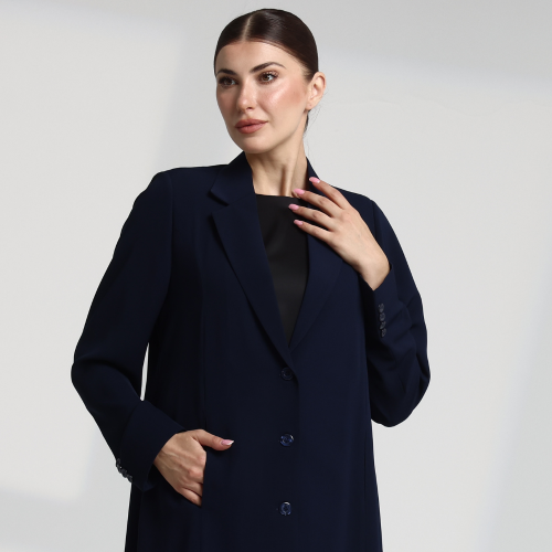 AB0054 – عباية بليزر (بدون بطانة)