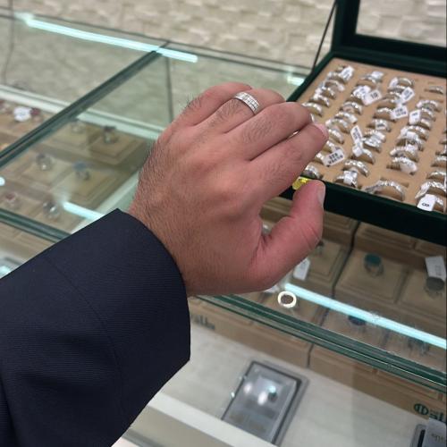 دبلة فضة من طاد