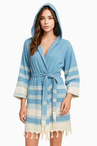 XIP-روب استحمام خفيف قطن