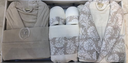 طقم ارواب قطن درجة اولى موديل النسائي جاكار تصميم...