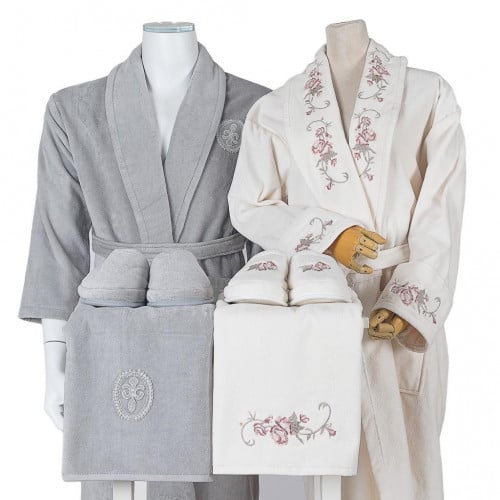 طقم FLORENCEنفرين كبلز أرواب فاخرة قطن ناعم عملي