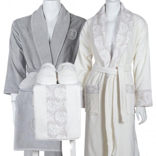 طقم 8ارواب قطن درجة اولى موديل النسائي جاكار تصميم...