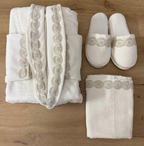 Gude|طقم نفر نسائي قطن دانتيل