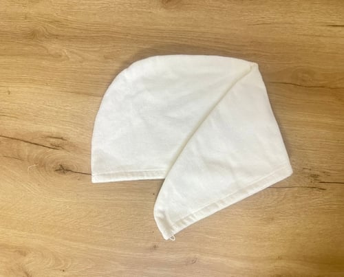 Creamy hair towel soft cotton light natural