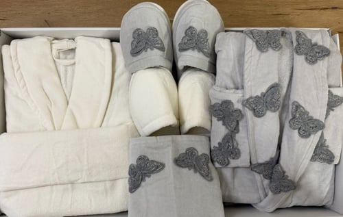 Sil | طقم ارواب نفرين عرايس دانتيل قطن 6 قطع