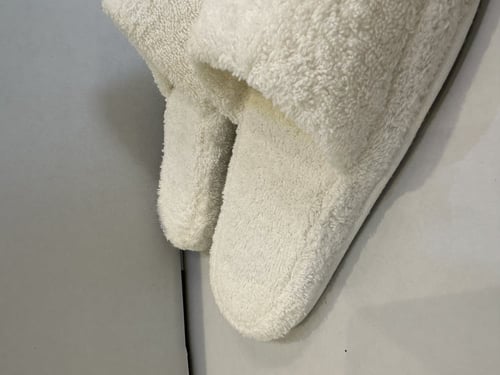 شبشب قطن فاخر كريم