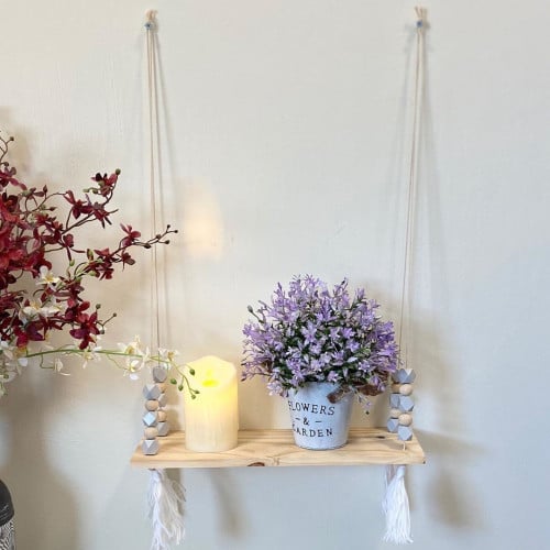 ستاند مرجوحة خشب بحبل تعليق