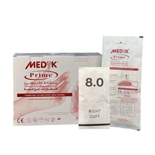 GLOVE SURGICAL NONPOWDER LATEX