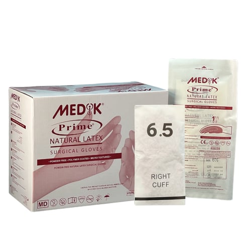 GLOVE SURGICAL NONPOWDER LATEX