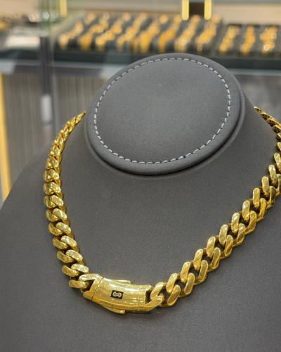 عقد جنزير18k