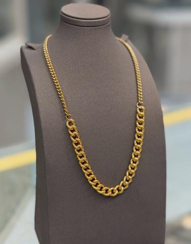 عقد جنزير 18k