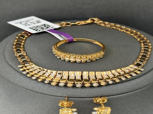 طقم لازوردي 21k