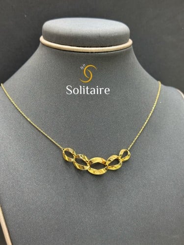 عقد جنزير 18k