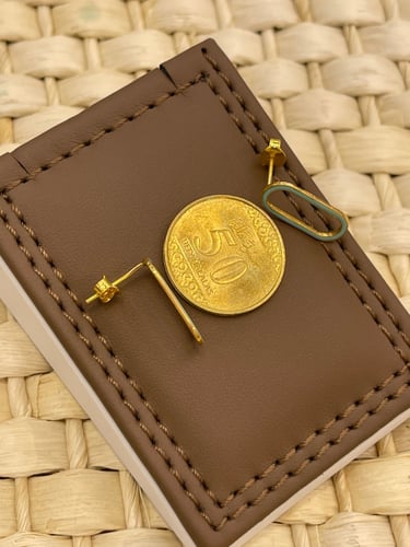 حلق ايطالي 18k