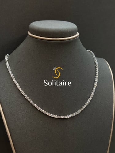 عقد تنس تطبيق الالماس 18k