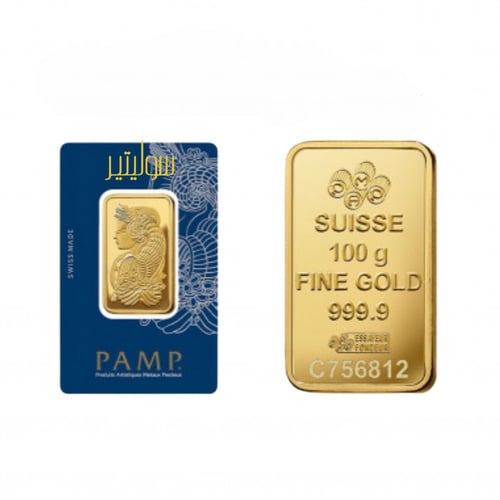 سبيكة 100 بام سويسري 24k