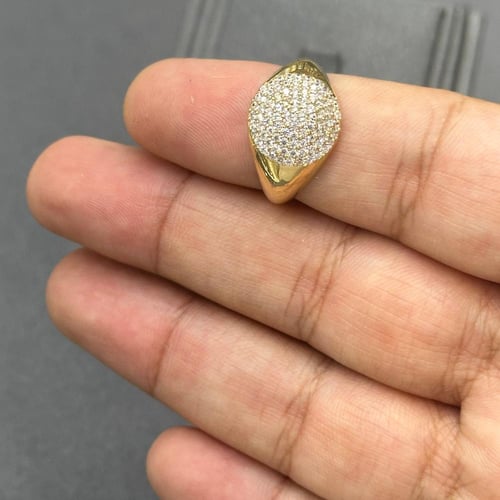 خاتم تصميم الالماس 18k