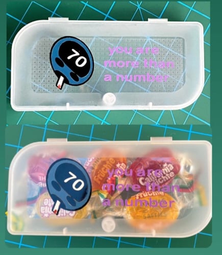 علبة لحفظ اقراص الجلوكوز Hypo Pots