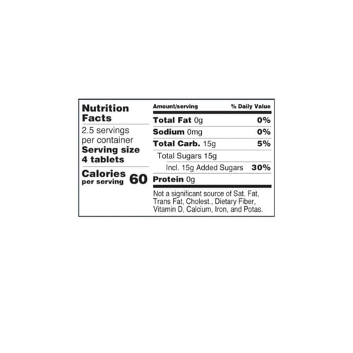 اقراص جلوكوز بالبرتقال -10 أقراص