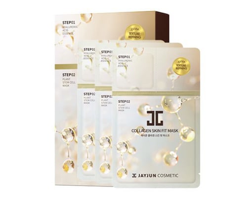 قناع الوجه سكين فيت بالكولاجين بخطوتين من جيجون 25...