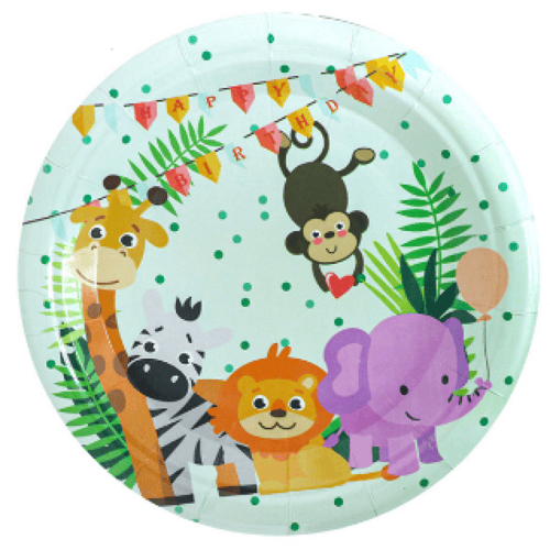 مجموعة حفلة حيوانات السفاري 42 قطعة