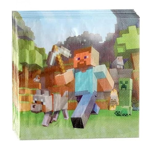 مجموعة حفلة ماين كرفت ( Minecraft ) 52 قطعة