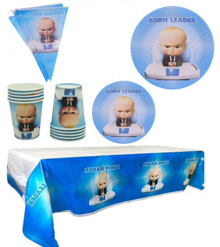 مجموعة حفلة ( Baby Boss ) 52 قطعة