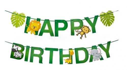 ثيم حفلة الغابة السعيدة 234 قطعة