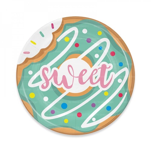 مجموعة حفلة عشاق الدونات 100 قطعة